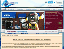 Tablet Screenshot of gpmpoolandspa.com